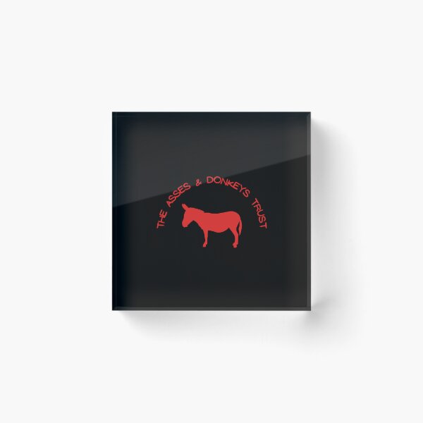 Item preview, The Asses and Donkeys Trust Badge , Belinda Blinked  designed and sold by SelfrontStudios.