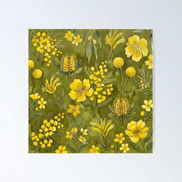 Item preview, Australian Floral  designed and sold by GraphicsClub.