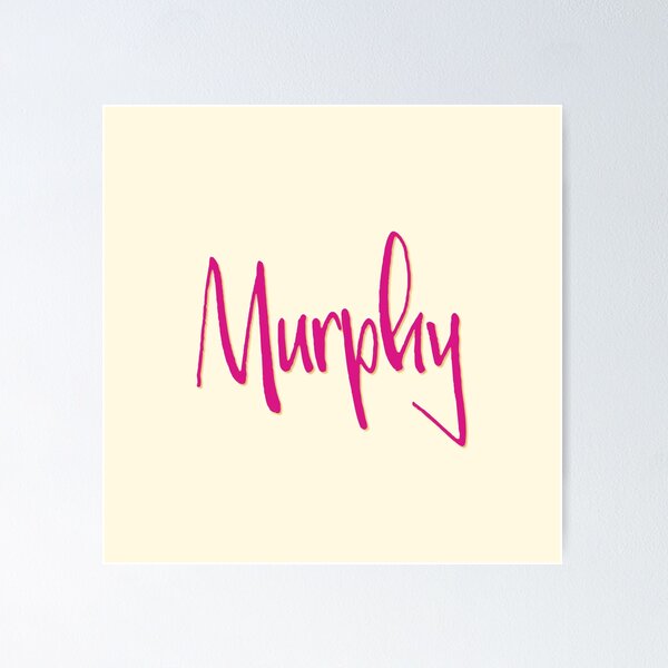 Item preview, MURPHY personalized type design designed and sold by CharlottePlaceArt.