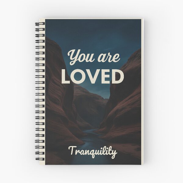 Item preview, Modern Minimal Typography Poster | You Are Loved Quote Wall Art | Positive Affirmation & Self-Love Design | Calm Scandinavian Aesthetic Decor for Bedroom & Living Space designed and sold by PaintedPixels01.
