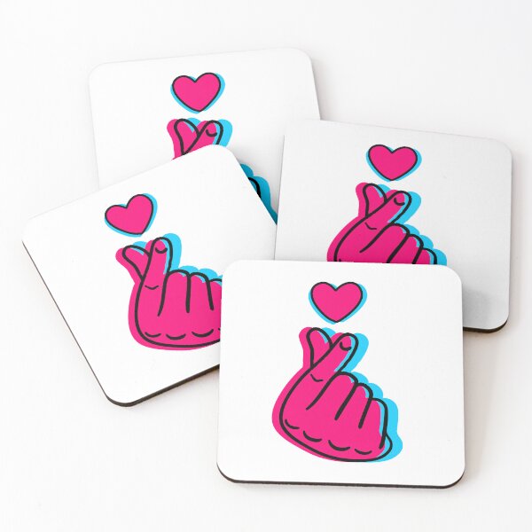Item preview, Korean Finger Heart – K-Pop Love designed and sold by EichStore.