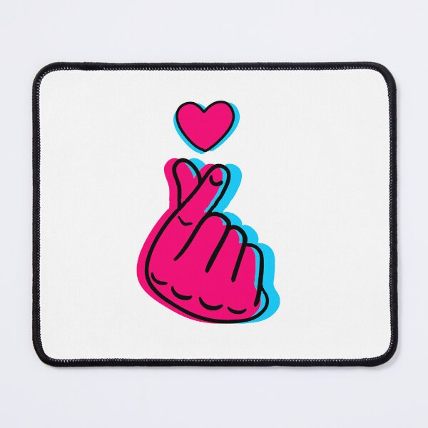 Item preview, Korean Finger Heart – K-Pop Love designed and sold by EichStore.