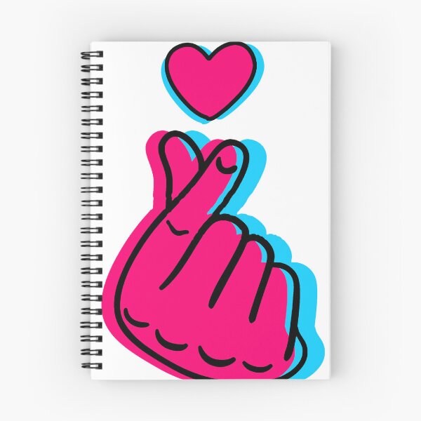 Item preview, Korean Finger Heart – K-Pop Love designed and sold by EichStore.