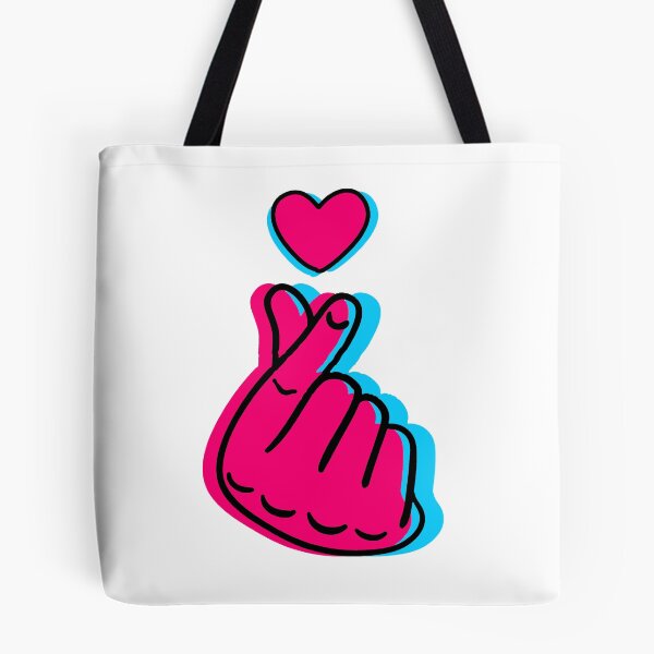 Item preview, Korean Finger Heart – K-Pop Love designed and sold by EichStore.