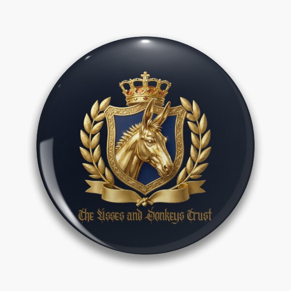 Item preview, The Asses and Donkeys Trust Emblem , Belinda Blinked  designed and sold by SelfrontStudios.