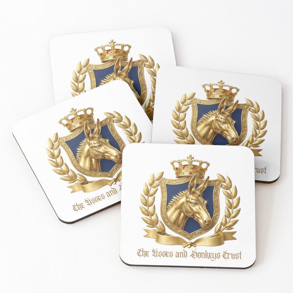 Item preview, The Asses and Donkeys Trust Emblem , Belinda Blinked  designed and sold by SelfrontStudios.