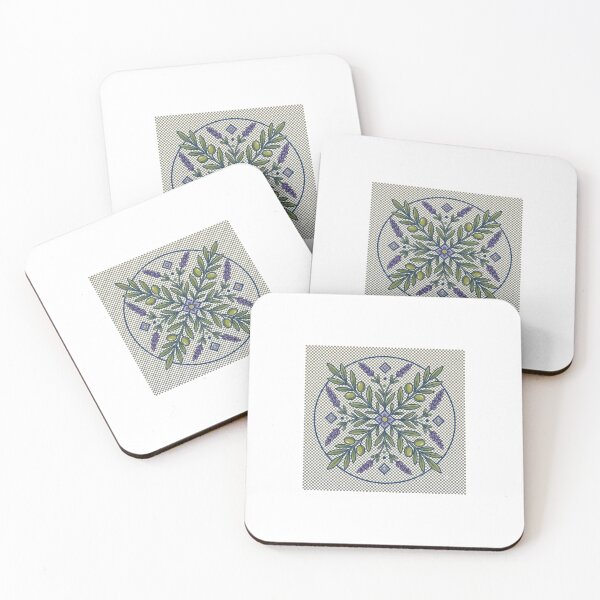 Item preview, Blue Andalusian geometric pattern  designed and sold by BoldcreationsM.