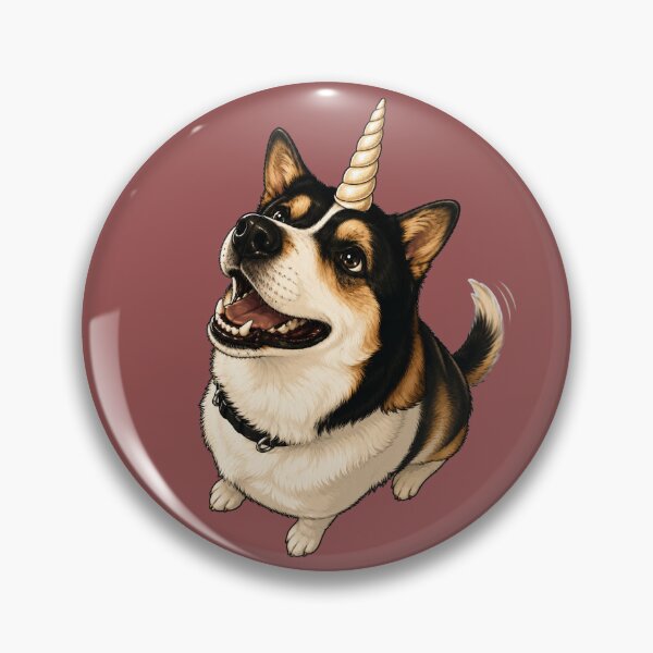 Item preview, Bailey-corn (The unicorn dog) designed and sold by Nene Bird Designs.