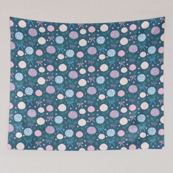 Item preview, hydrangea flowers of various colors designed and sold by burbura.