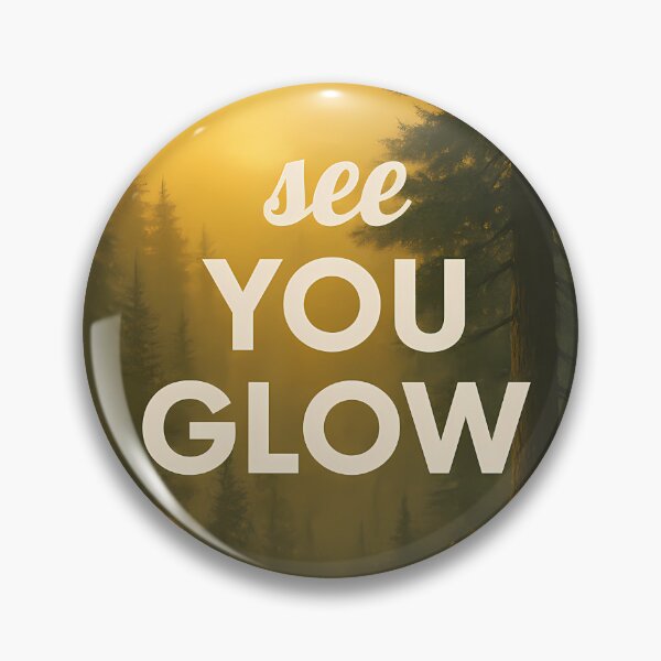 Item preview, See You Glow | Modern Minimal Typography Poster | Positive Affirmation Wall Art | Uplifting Contemporary Glow Aesthetic Print | Clean Inspirational Design designed and sold by PaintedPixels01.