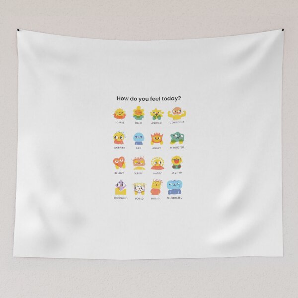 Item preview, Feelings and emotions chart designed and sold by jesgodd.