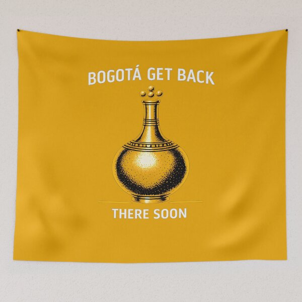 Item preview, Bogotá Get Back There Soon designed and sold by KungPowUnicorn.