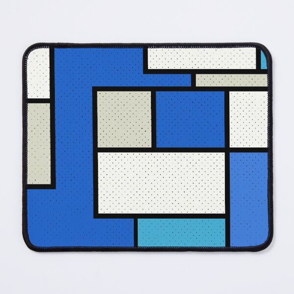 Item preview, Retro Bauhaus Blue, Aqua, And White Abstract Designs designed and sold by DEC02.