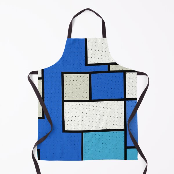 Item preview, Retro Bauhaus Blue, Aqua, And White Abstract Designs designed and sold by DEC02.