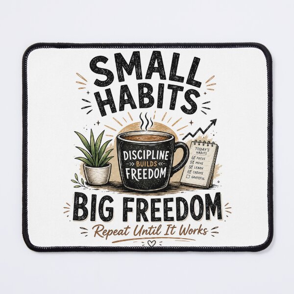 Item preview, Small Habits Big Freedom designed and sold by Astra-Parallax.