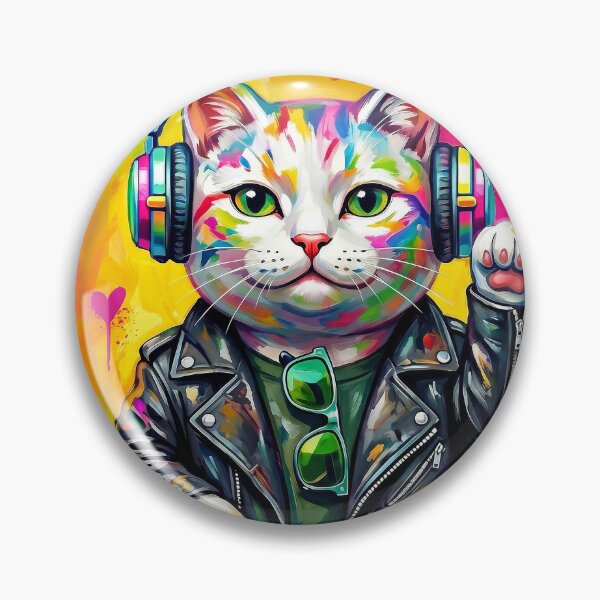 Item preview, Portrait painting Lucky cat in Popart Style designed and sold by TYA - Take Your Art.