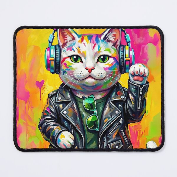 Item preview, Portrait painting Lucky cat in Popart Style designed and sold by TYA - Take Your Art.