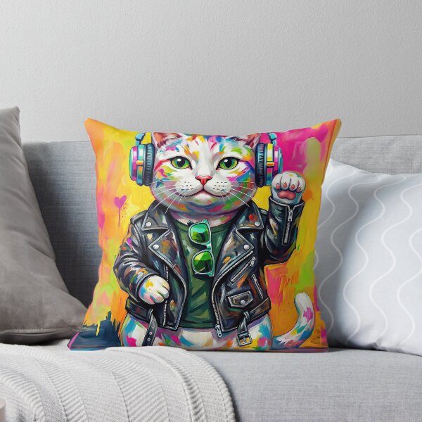 Item preview, Portrait painting Lucky cat in Popart Style designed and sold by TYA - Take Your Art.