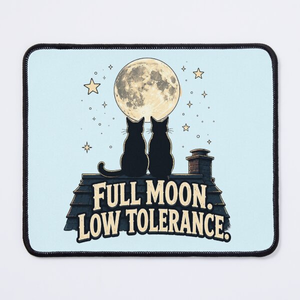 Item preview, Full Moon Cats Sarcastic Night Owl Gift designed and sold by Gentlestate.