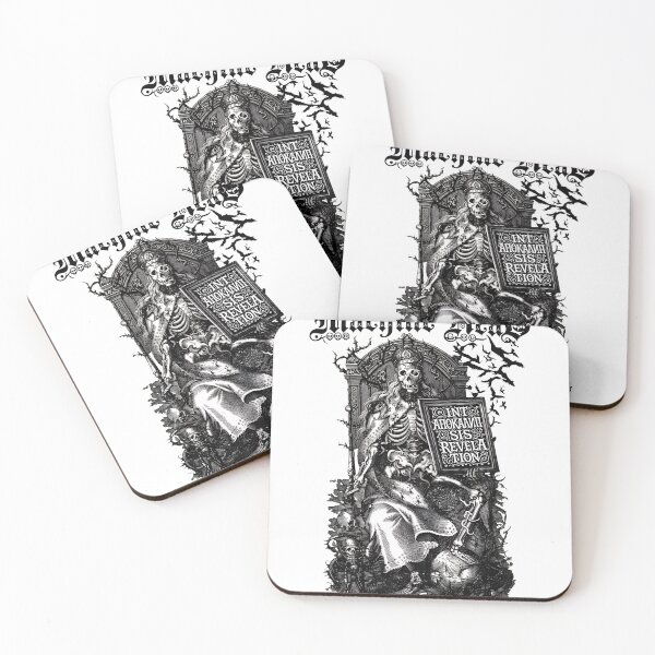 Item preview, Dark Skeleton Occult Engraving Metal Band  designed and sold by msolgray.