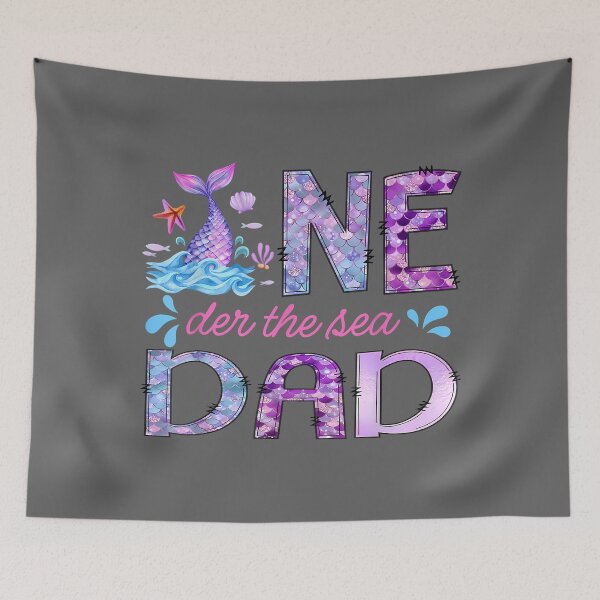 Item preview, Oneder Under The Sea Dad 1st Birthday Girl Mermaid designed and sold by KristineLi.