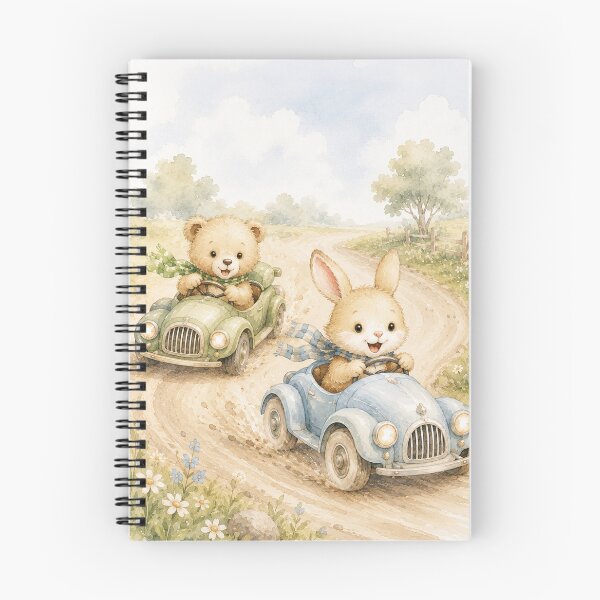 Item preview, Nursery Racers Take the Bend - Kids Wall Art designed and sold by FunscapeHQ.