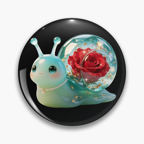 Item preview, Emerald Snail - Enchanted Eternal Rose Crystal Dome designed and sold by ABYSSLAB.