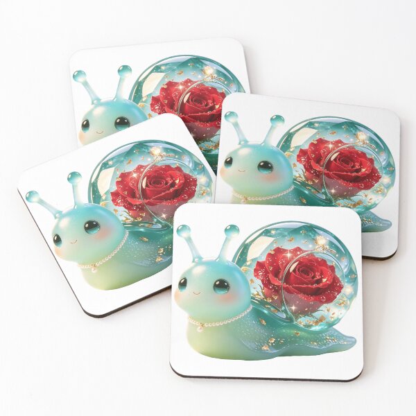 Item preview, Emerald Snail - Enchanted Eternal Rose Crystal Dome designed and sold by ABYSSLAB.