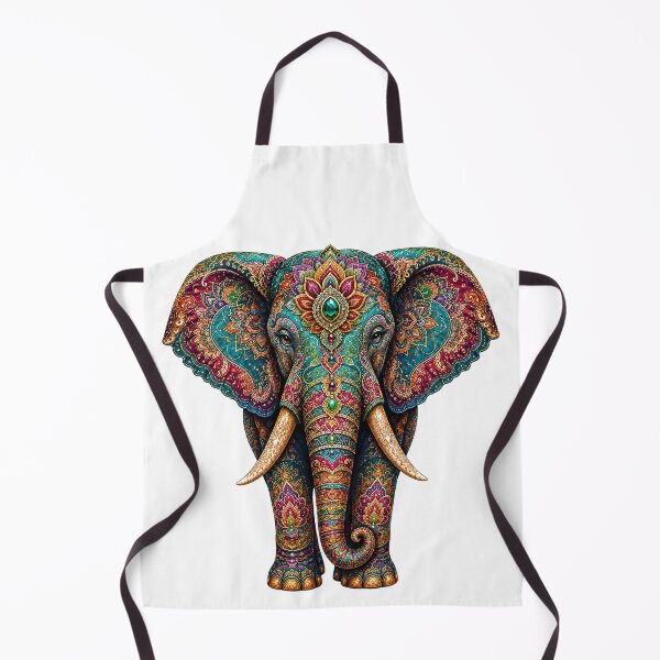 Item preview, Ornamental Sacred Elephant designed and sold by syotos-ai.