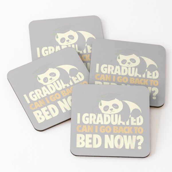 Item preview, Senior Graduation I Graduate Can I Go Back to Bed Now Panda designed and sold by GreggRoss.