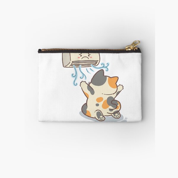 Item preview, Cute Calico Cat Melting Summer Heatwave designed and sold by CrystalMineArts.