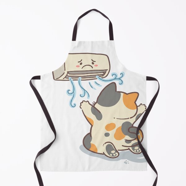 Item preview, Cute Calico Cat Melting Summer Heatwave designed and sold by CrystalMineArts.