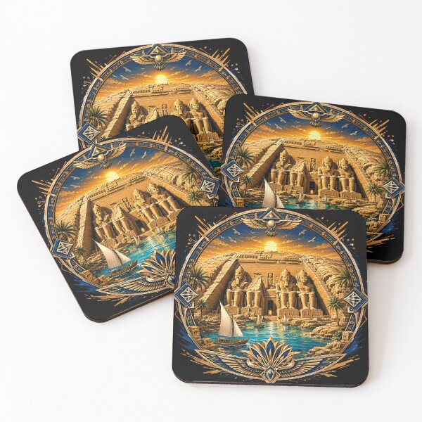 Item preview, Pharaohs Temple Nile Journey designed and sold by BastetNileArt.