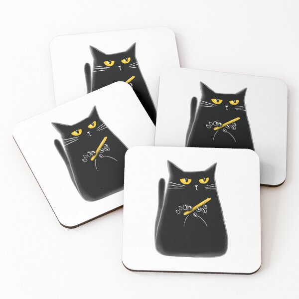 Item preview, Cat black designed and sold by VividMorphk.