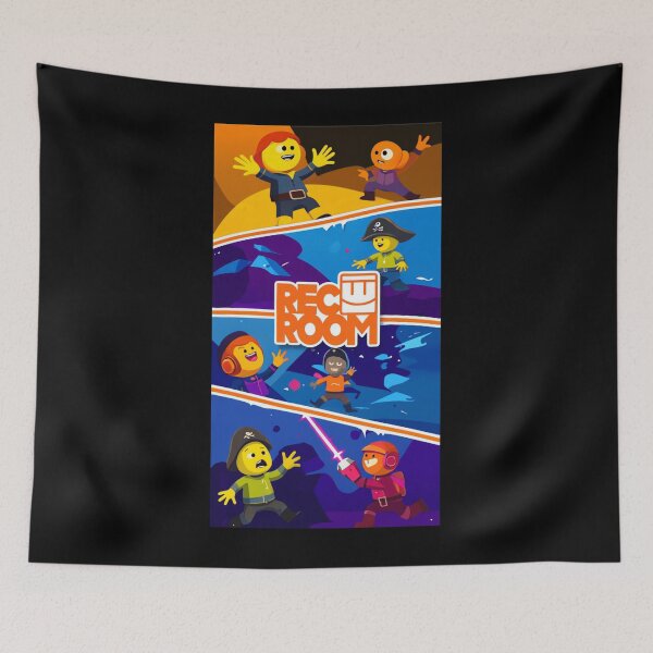 Item preview, rec room gaming logo Cartoon Gaming Room Illustration designed and sold by Teansnack.