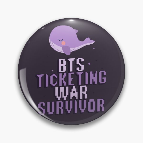Item preview, BTS ticketing war survivor designed and sold by Morcawork.
