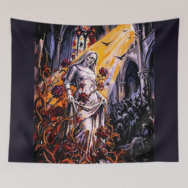 Item preview, Epic Dark Fantasy &amp; Gothic Cathedral Wall Art (3:4) designed and sold by Cyber-ART-Studio.
