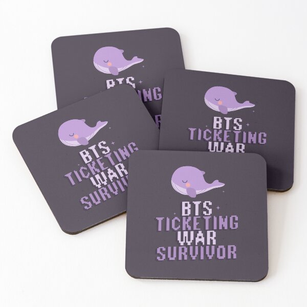 Item preview, BTS ticketing war survivor designed and sold by Morcawork.