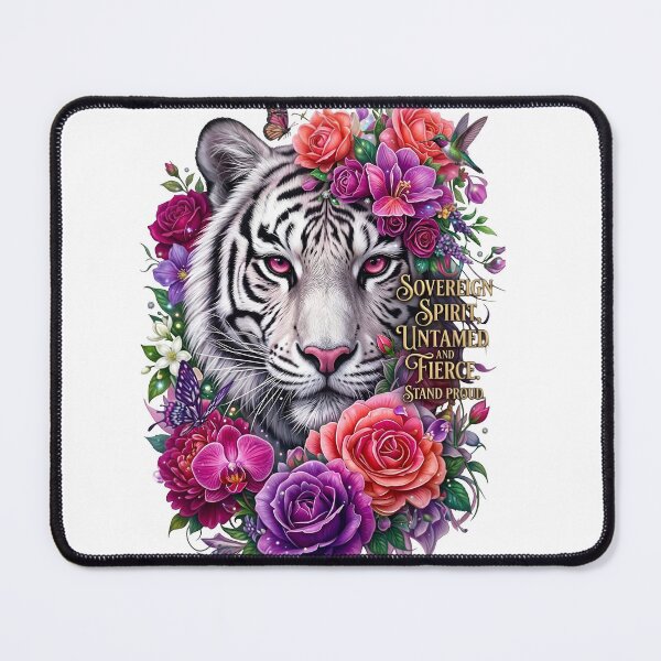 Item preview, White Tiger Sovereign Spirit Flora designed and sold by Sovereign Supply Co..