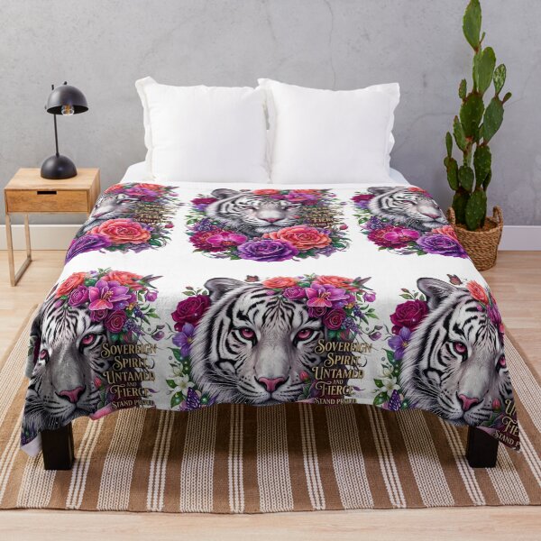 Item preview, White Tiger Sovereign Spirit Flora designed and sold by Sovereign Supply Co..