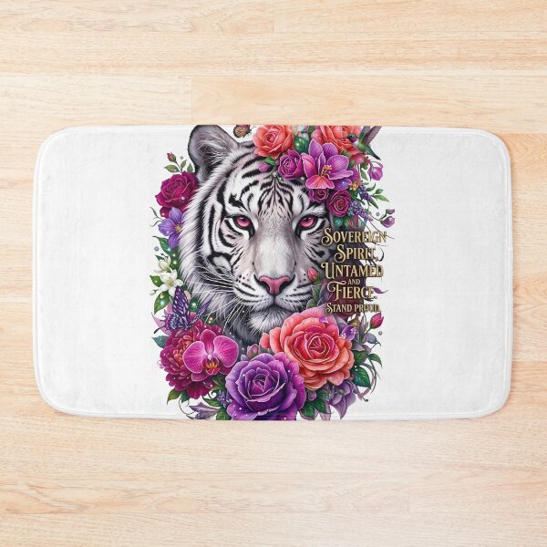 Item preview, White Tiger Sovereign Spirit Flora designed and sold by Sovereign Supply Co..