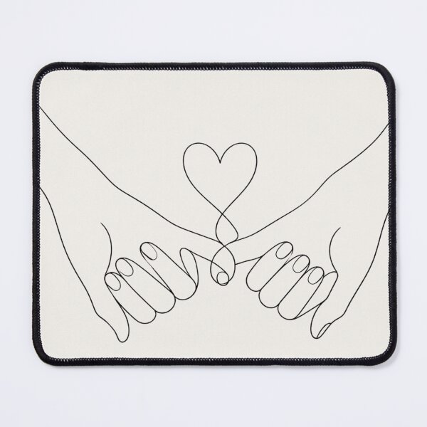 Item preview, Pinky Promise Line Art | Minimalist Love & Friendship Illustration designed and sold by astersgraphics.
