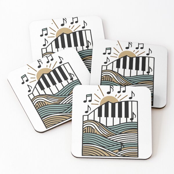 Item preview, Piano Waves Sunrise designed and sold by NatureHarmony16.
