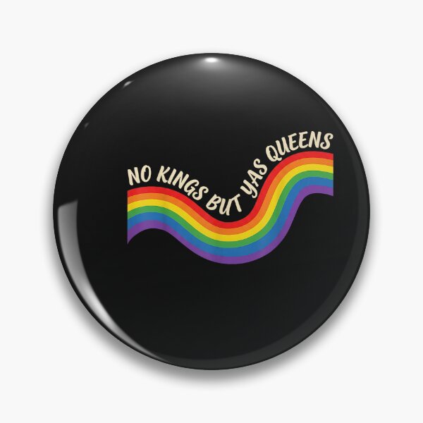 Item preview, No Kings But Yas Queens Retro Rainbow LGBTQ Pride Ally Pride designed and sold by FrankIsabel.