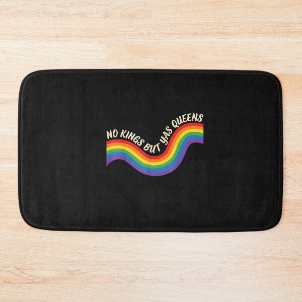 Item preview, No Kings But Yas Queens Retro Rainbow LGBTQ Pride Ally Pride designed and sold by FrankIsabel.
