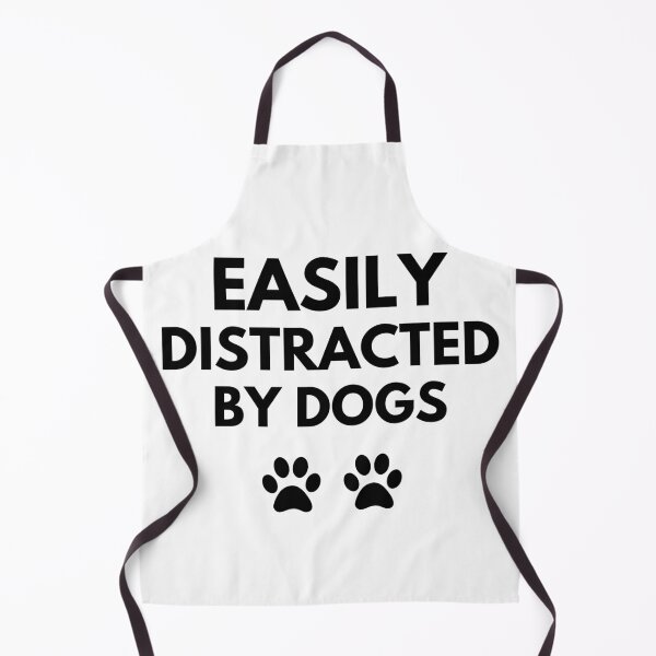 Item preview, Easily Distracted By Dogs Funny Dog Owner Typography Design designed and sold by Uvclick.