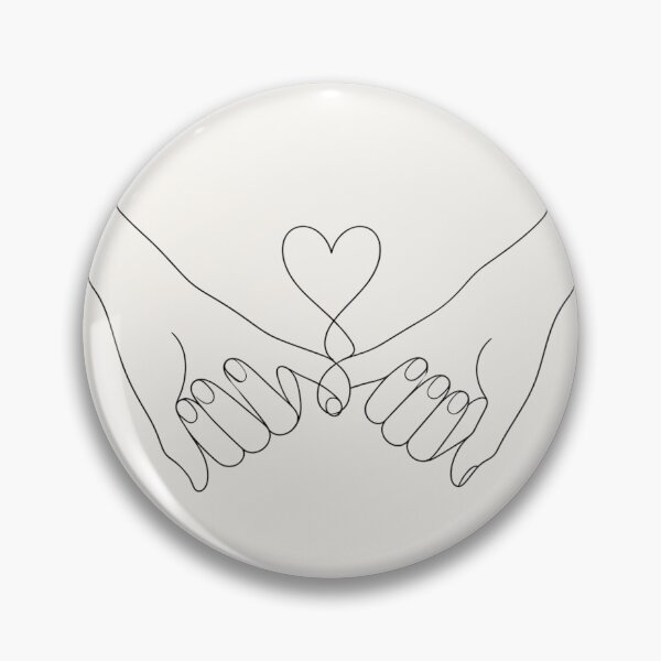 Item preview, Pinky Promise Line Art | Minimalist Love & Friendship Illustration designed and sold by astersgraphics.