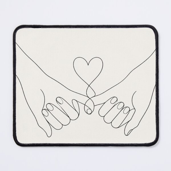 Item preview, Pinky Promise Line Art | Minimalist Love & Friendship Illustration designed and sold by astersgraphics.