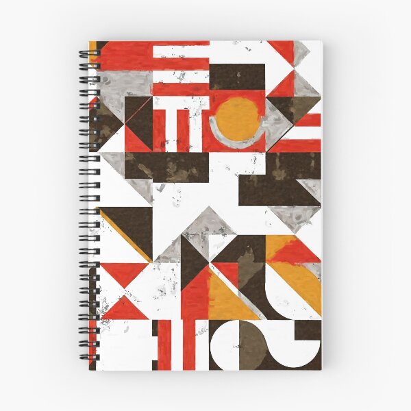 Item preview, Grunge Bauhaus Modernism Geometric Red, White, Black Abstract  designed and sold by DEC02.