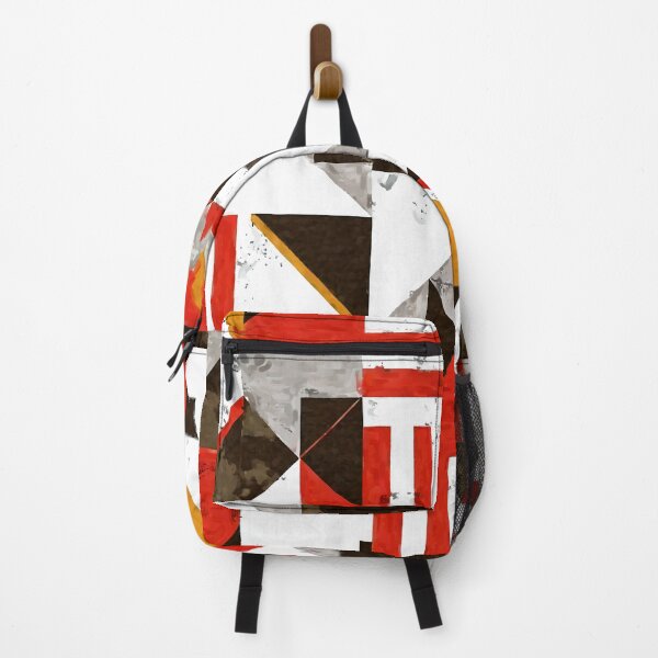 Item preview, Grunge Bauhaus Modernism Geometric Red, White, Black Abstract designed and sold by DEC02.
